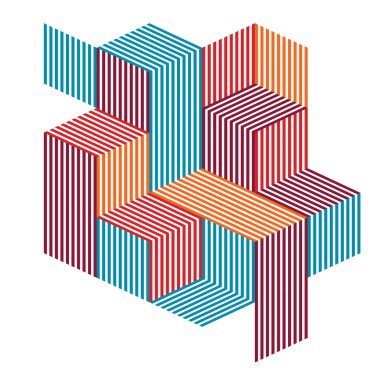 Soyut vektör sanatsal geometrik arkaplan, dinamik sanat duvar kağıdı, neo geometri tasarımı, ritmik dekorasyon.