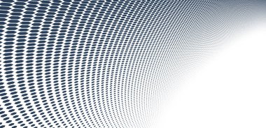 Noktalı vektör soyut arkaplan, perspektif akışındaki siyah noktalar, noktalı doku soyutlaması, büyük veri teknolojisi resmi, tek renk serin fon.