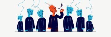 Matris zihin kontrolü ve totaliter toplum ve devlet ve bir kişi kontrol, psikolojik ve sosyal kültürel matris ve özgürleşme ve konformist olmayan.