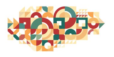 Etnik soyut geometrik arkaplan, seramik geleneksel kabile motifi gibi görünüyor, modüler mozaik mozaik desen.