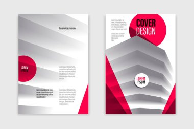 İş broşürü ofis yapı yapı vektörü şablonu, ön ve arka sayfalar, modern broşür veya yıllık rapor, kapak veya sunum A4 kurumsal trend biçimi.
