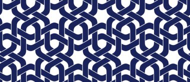 Metal ağsız desen, çelik iç içe geçmiş geometrik vektör sürekli soyut arkaplan, çelik kafes sonsuz duvar kağıdı..