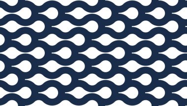 Suyun pürüzsüz deseni, vektör dalgaları çizgileri geometrik soyut arkaplan, nehir sonsuz duvar kağıdı akışı.