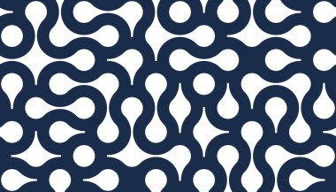 Moleküller pürüzsüz desen, vektör geometrik garip soyut arka plan, şekiller gibi akışkan sonsuz duvar kağıdı.