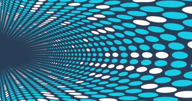 3D perspektif vektörü soyut arkaplan, multimedya internet bilgi teması, bilim teknolojisinin dalga akışı veya reklamlar için iş boş şablonu.