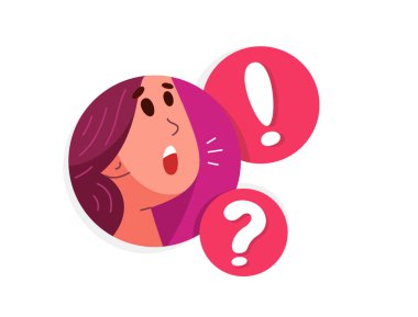 Bir konuşma baloncuğundan konuşan genç kişi, tek kişilik eğitmen veya akıl hocasıyla yapılan bir konuşmanın vektör çizimi, çevrimiçi diyalog, video hoparlörü, sosyal medya yorumcusu.