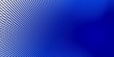 Noktalı vektör soyut arkaplan, perspektif akışında koyu mavi noktalar, multimedya bilgi teması, büyük veri teknolojisi resmi, havalı arkaplan.