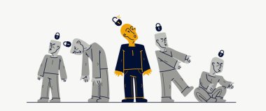 Matris zihin kontrolü ve totaliter toplum ve devlet ve bir kişi kontrol, psikolojik ve sosyal kültürel matris ve özgürleşme ve konformist olmayan.