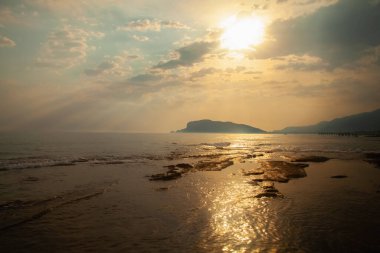 Turnuvanın güzel akşam deniz manzarası