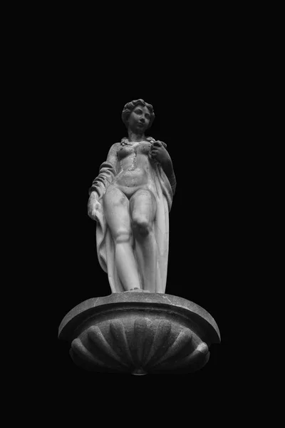 Прекрасная Фигура Олимпийской Богини Любви Афродиты Венеры Фрагмент Древней Статуи — стоковое фото