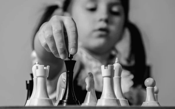 Investition Die Zukunft Ausbildung Und Ausbildung Des Zukünftigen Schachweltmeisters Schöne — Stockfoto