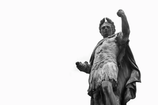 Statue Antique Dictateur Romain Homme Politique Historien Général Militaire Image — Photo