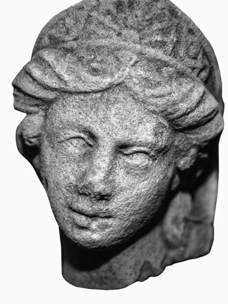 Deusa Olímpica Amor Beleza Afrodite Vênus Fragmento Estátua Pedra Muito — Fotografia de Stock