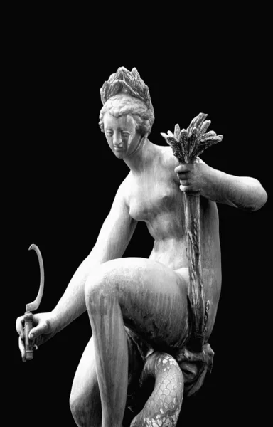 Ceres Demeter Olimpijska Bogini Rolnictwa Żniw Zboża Miłości Między Matką — Zdjęcie stockowe