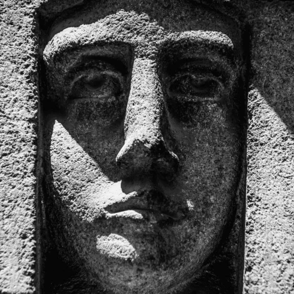 Makro Bild Fragment Antika Statyn Gudinnan Hera Äldsta Dotter Kronos — Stockfoto