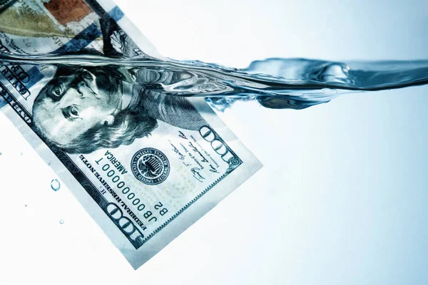 Lavado Dinero Efectivo Ilegal Factura Dólares Dinero Sombra Corrupción Manipulación Imagen de archivo
