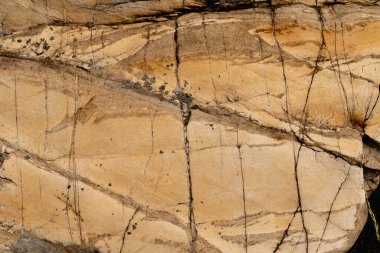 Koyu çatlaklar ile Grunge eski taş arka planı, sizin tasarım ve doku arka planı için harika, yatay görüntü, kopyalama alanı.