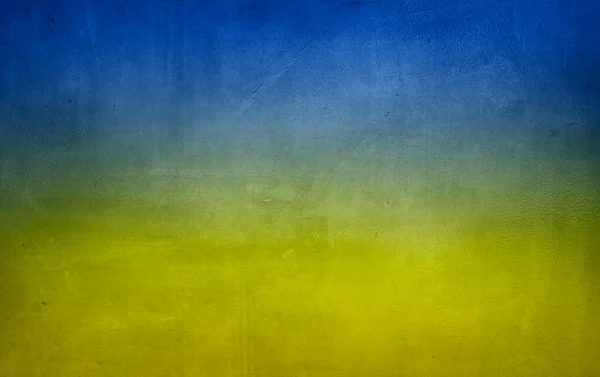 Mavi Sarı Desenli Ukrayna Beton Duvar Arkaplanı — Stok fotoğraf