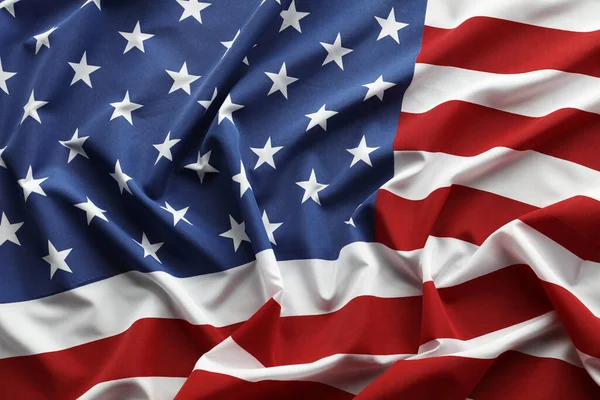 Зворотний Бік Американського Прапора — стокове фото