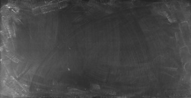 Tahta arka planda tebeşir temizlendi