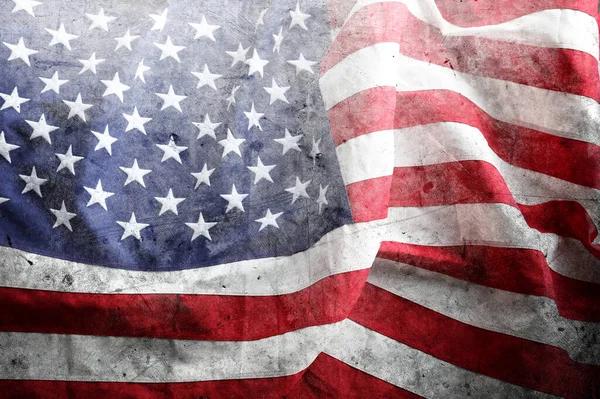 Close Grunge Bandeira Americana — Fotografia de Stock