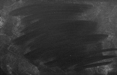 Tahta arka planda tebeşir temizlendi