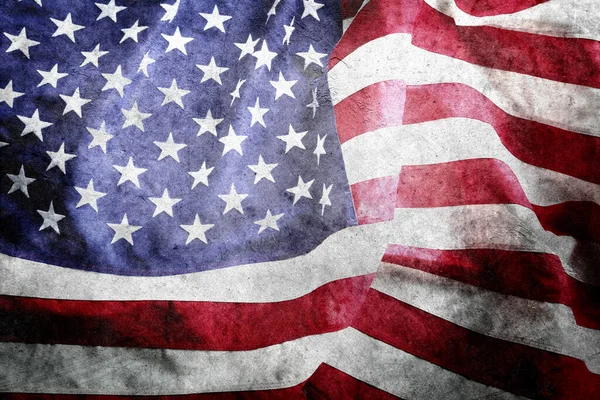 Close Grunge Bandeira Americana — Fotografia de Stock