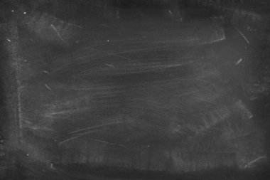 Tahta arka planda tebeşir temizlendi