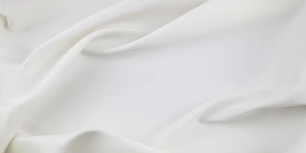 Сохнущая Белая Шелковая Ткань — стоковое фото