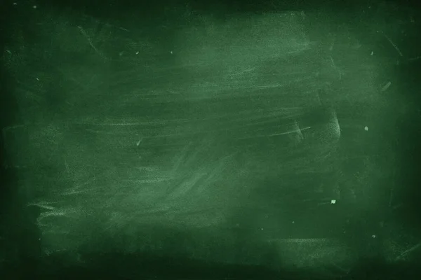 Yeşil Karatahta Arkaplanındaki Tebeşir Temizlendi — Stok fotoğraf