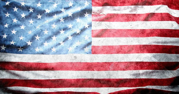 Primer Plano Bandera Americana Grunge — Foto de Stock