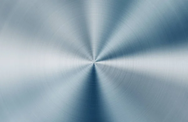 Shiny Blue Stainless Steel Metal Background — 图库照片