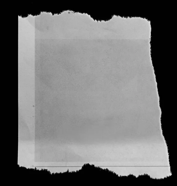 黒い紙の破片 — ストック写真