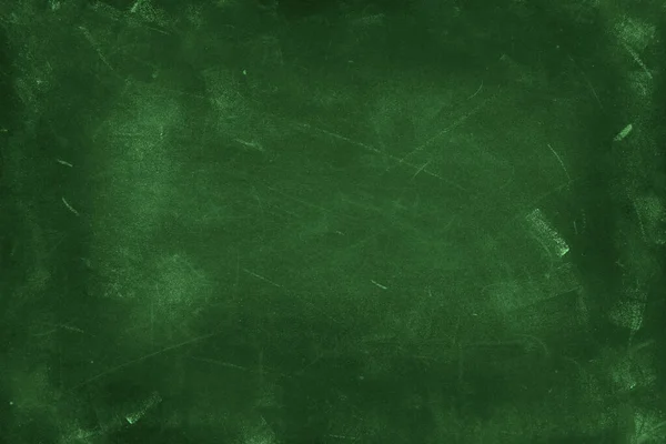 Yeşil Karatahta Arkaplanındaki Tebeşir Temizlendi — Stok fotoğraf