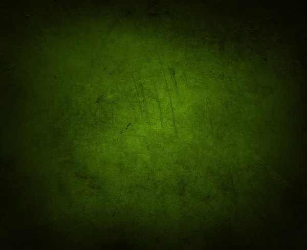 Крупним Планом Зелений Текстурований Бетонний Фон Темні Краї — стокове фото