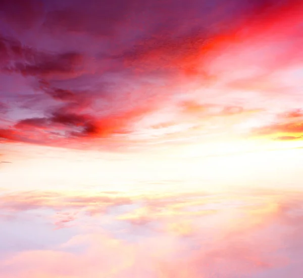 Napsütötte Felhők Nyári Égen — Stock Fotó
