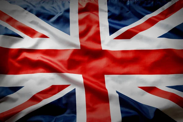英国国旗的特写镜头 — 图库照片