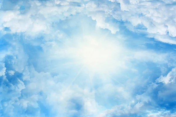 างส องแสงในเมฆ — ภาพถ่ายสต็อก