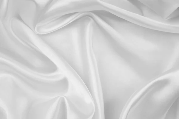 White Silk Fabric Texture And Background Seamless Stock Photo