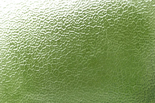 Close Frosted Green Glass Texture Background — Stock Photo, Image