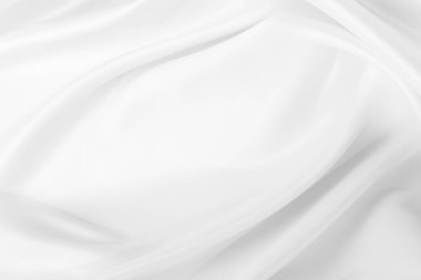 Portre sakinleştirmek beyaz ipek kumaş