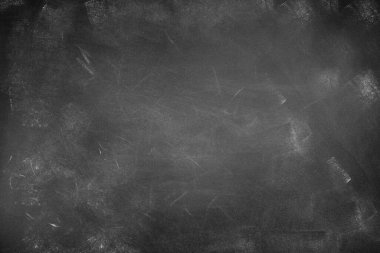 Tahta arka planda tebeşir temizlendi