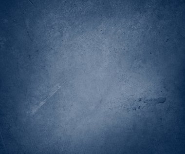 Mavi desenli beton arka plan. Koyu kenarlar