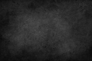 Dokulu grunge koyu siyah beton arkaplan