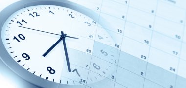 Saat yüzü ve takvim bileşimi