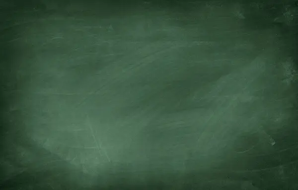 Chalk Rubbed Out Green Chalkboard Background Stock Photo