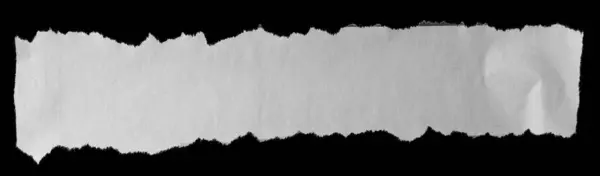 Шматок Рваного Паперу Чорному Ліцензійні Стокові Фото
