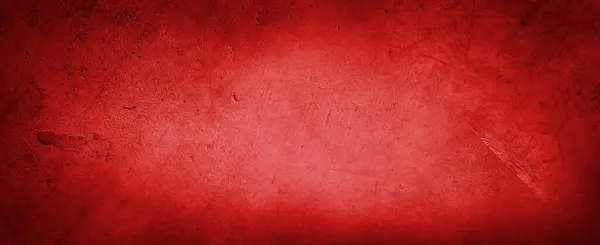 Красный Текстурированный Бетонный Фон Темные Края Лицензионные Стоковые Изображения