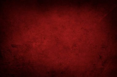 Kırmızı desenli beton arka plan. Koyu kenarlar