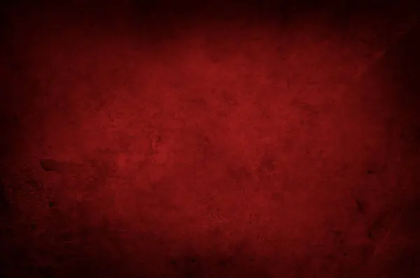 Червоний Текстурований Бетонний Фон Стіни Темні Краї Стокове Зображення